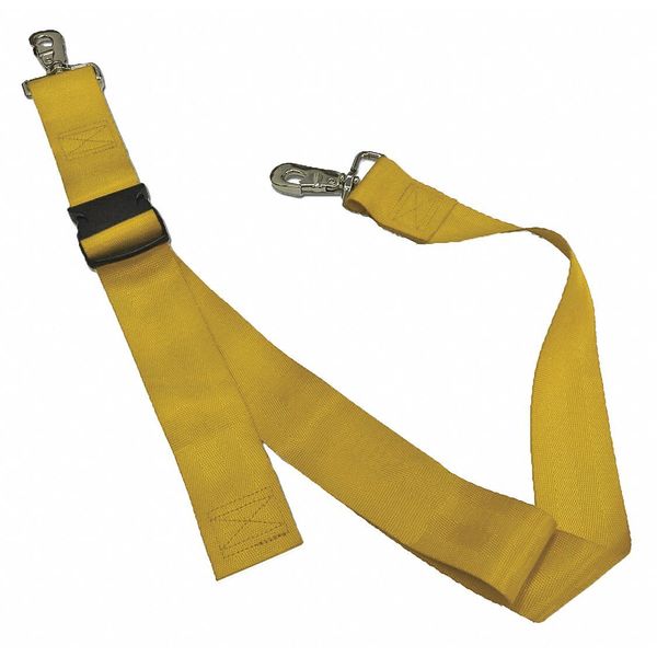 Dick Medical Supply Strap, Yellow, 7 ft. L x 2-1/2" W x 3" H 17272 YL