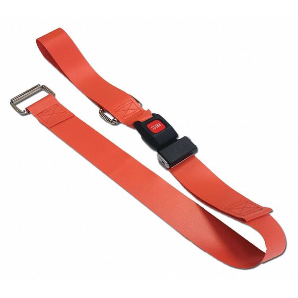 Dick Medical Supply Strap, Orange, 7 ft. L x 2-1/2" W x 3" H 31672 OR