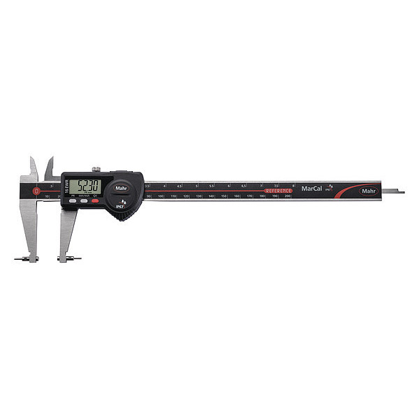 Mahr Digital Caliper, 0.001"/0.03mm Accuracy 4118807