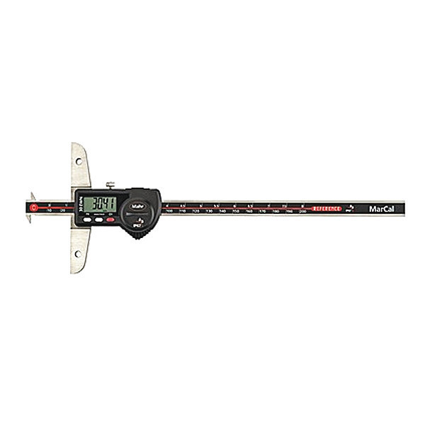 Mahr Digital Depth Gage, 0 to 8" Range 4126523