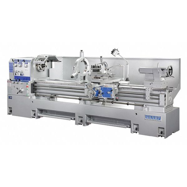 Sharp Lathe, 220V AC Volts, 15 hp HP, 60 Hz, Three Phase 160 in Distance Between Centers 22160B