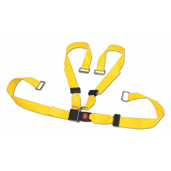 Dick Medical Supply Strap, Yellow, 6 ft. L x 2-1/2" W x 3" H 51160 YL