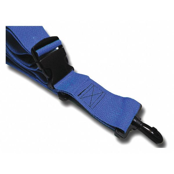 Dick Medical Supply Strap, Blue, 5 ft. L x 2-1/2" W x 3" H 47552 BL