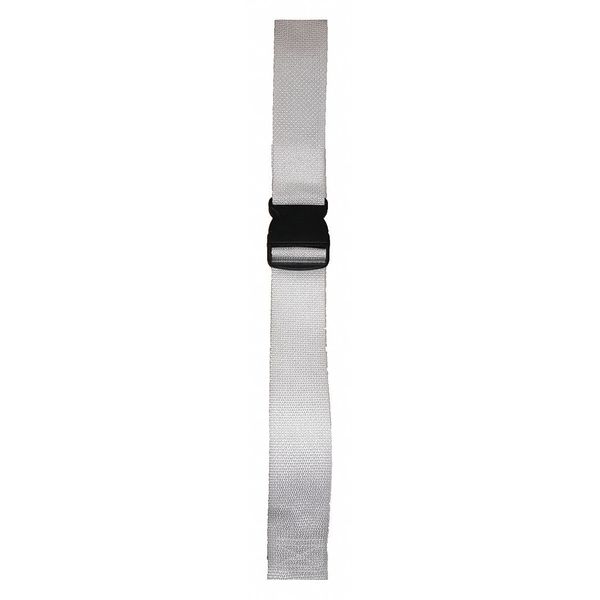 Dick Medical Supply Strap, White, 7 ft. L x 2-1/2" W x 3" H 47071 WH