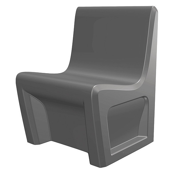 Cortech Chair, 24" L 33" H, Armless, Sentinel Series 116484GY