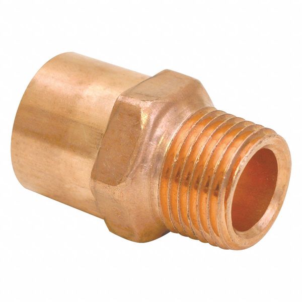 Zoro Select Adapter, Brass, Pipe Size 1/2" 85918