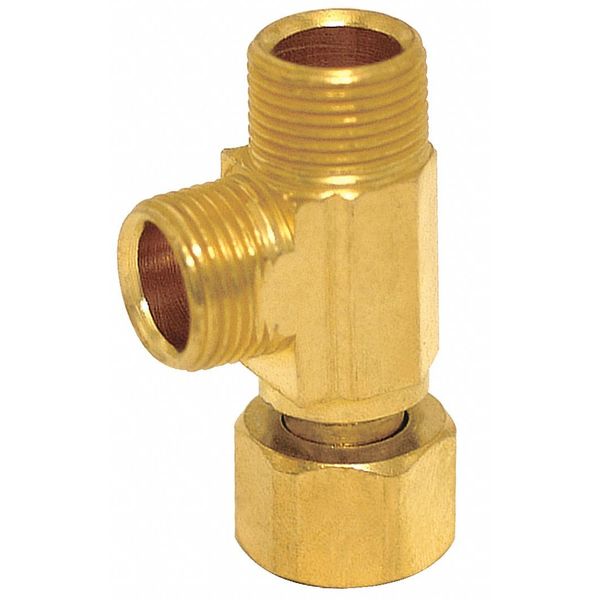 Zoro Select Outlet Adapter, 2-Way, 3/8" Inlet Size 25882LF