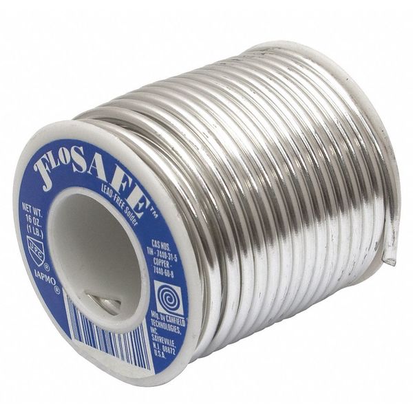 Zoro Select Lead Free Solder, Spool Container, 1 oz. 85311