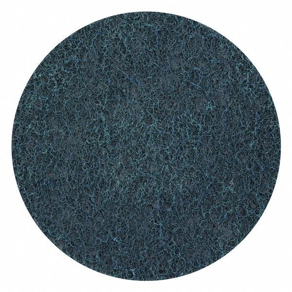 Zoro Select Sanding Disc, 4-1/2" dia., Nylon Mesh, Color: Blue 05539554562