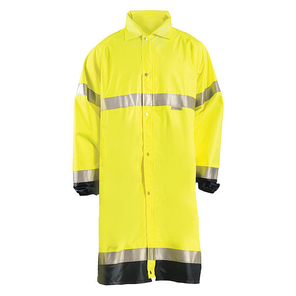 Occunomix Jacket, Yellow, Polyester, 2XL, Fits Chest 60" LUX-TJRE-Y2X