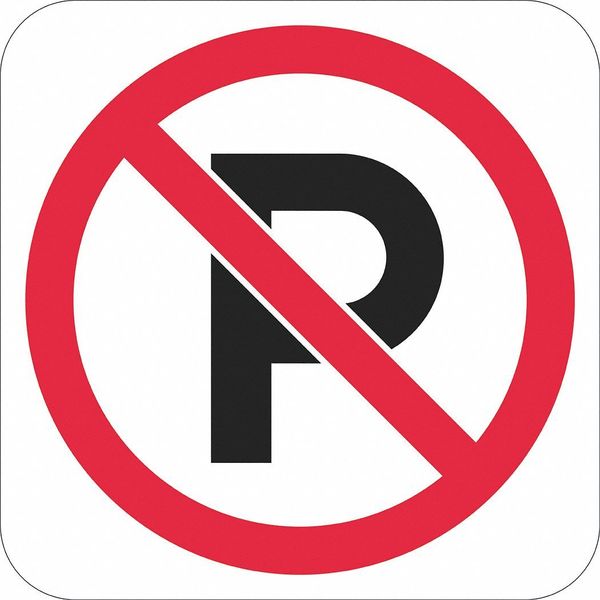 Lyle No Parking Symbol Parking Sign, 12" x 12, T1-1100-DG_12x12 T1-1100-DG_12x12