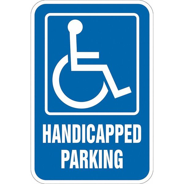 Lyle ADA Handicapped Parking Sign, 18" x 12, T1-1132-EG_12x18 T1-1132-EG_12x18
