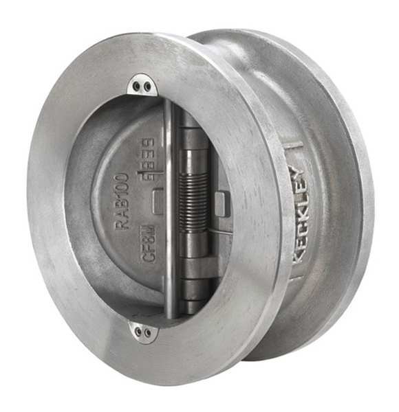 Keckley 4" Stainless Steel Wafer Check Valve DD2R-36-364IX-400