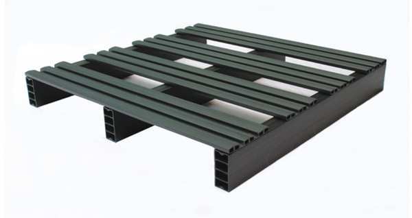 Zoro Select Recycled Rigid PVC Pallet, 30 in L, 30 in W, 4 in H 05000213