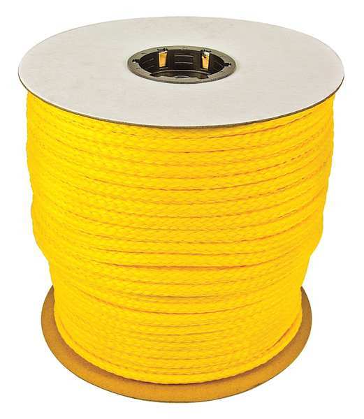 Zoro Select Rope, 300ft, Yllw, 440lb., Polyprpylne 610160-00300-111