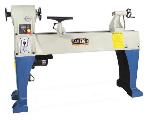 Baileigh Industrial Lathe, 220V AC Volts, 2 hp HP, 60 Hz, Single Phase 40 in Distance Between Centers WL-1840VS