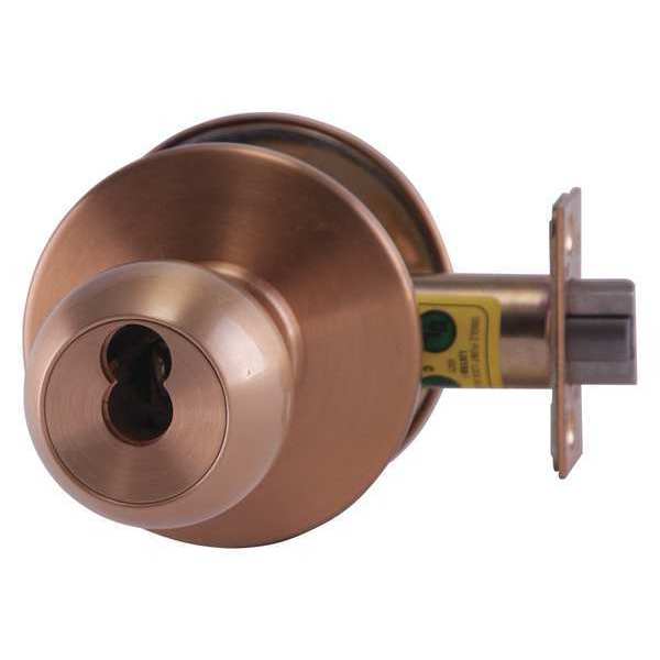 Best Knob Lockset, Mechanical, Entrance, Grd. 1 8K37AB4DSTK612