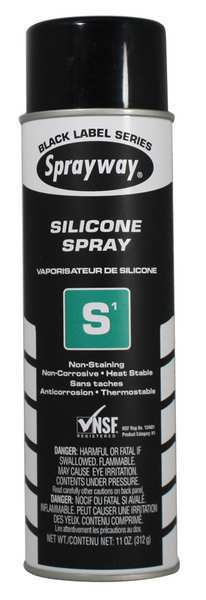 Sprayway Silicone Spray, Aerosol Can, 20 Oz. SW292