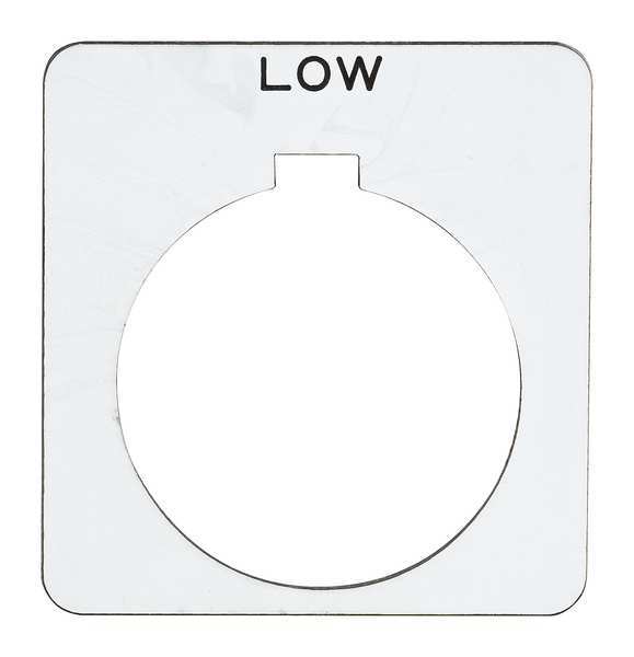 Schneider Electric Legend Plate, Square, Low, White 9001KN215WP