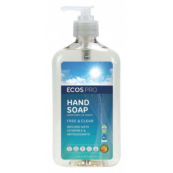 Ecos Pro 17 oz. Liquid Hand Soap Pump Bottle, PK 1 PL9663/6