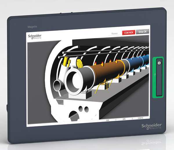 Schneider Electric Touch Panel, 10.4 in. TFT Color, 24VDC HMIDT542