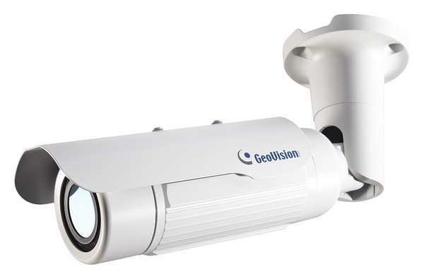 Geovision IP Camera, 1.3 MP, 3 to 9mm, 5-55/64inH GV-IP LPR Camera 5R