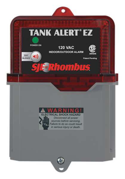 Sje-Rhombus Level Alarm , Automatic Reset, NEMA 3R, 5A TA-EZ-01HTB