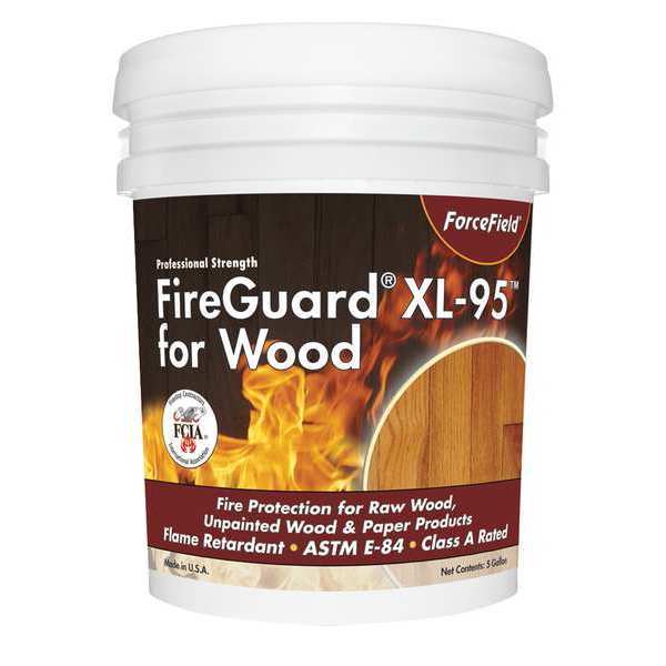 Fireguard Flame Retardant Coating, Wood, 1 gal., PK4 C FG-XL95 G01C