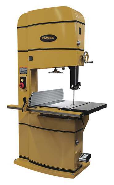 Powermatic Band Saw, 10" x 10" Rectangle, 10" Round, 10 in Square, 230V AC V, 5 hp HP PM2415B