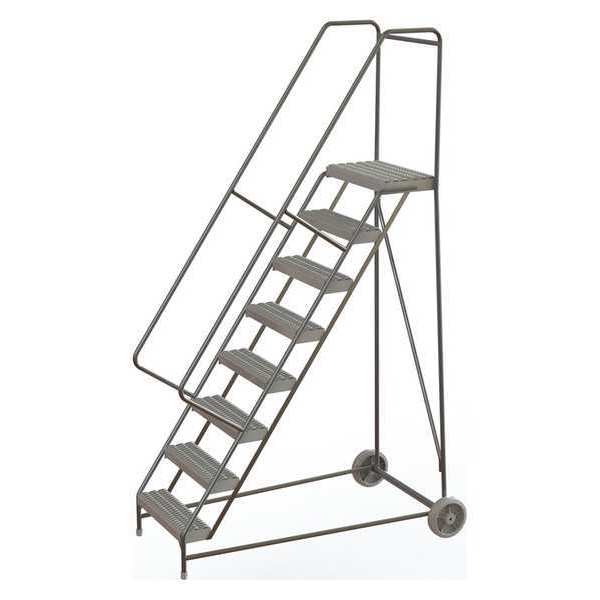 Tri-Arc 112 in H Aluminum Wheelbarrow Ladder, 8 Steps, 350 lb Load Capacity WLARTR108245