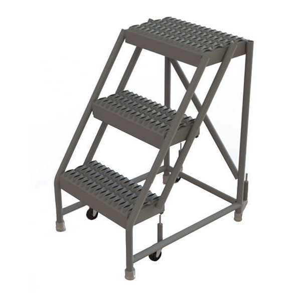 Tri-Arc Rolling Ladder, Steel 3-Step WLSR003162