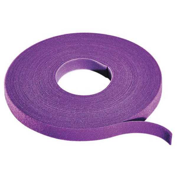 Rip-Tie 75 ft L Cut-to-Length Hook-&-Loop Cable Tie Violet W-75-PRL-V
