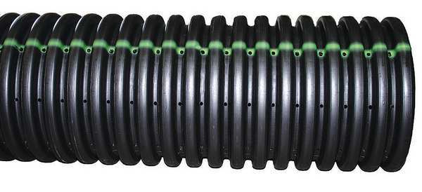 Advanced Drainage Systems Corrugated Drainage Pipe, 6" Dia 06010010