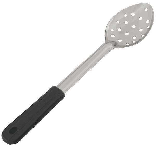 Crestware Perforated Basting Spoon, Black, 15 in. L PHS15P