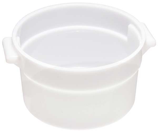 Crestware Round Storage Container, White, 2qt. RCW2