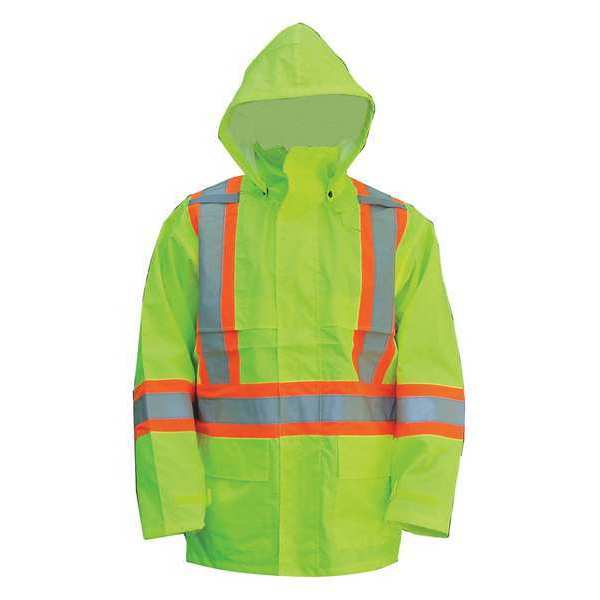 Viking Open Road Hi-Vis 150D Jkt Green 6323JG-XL