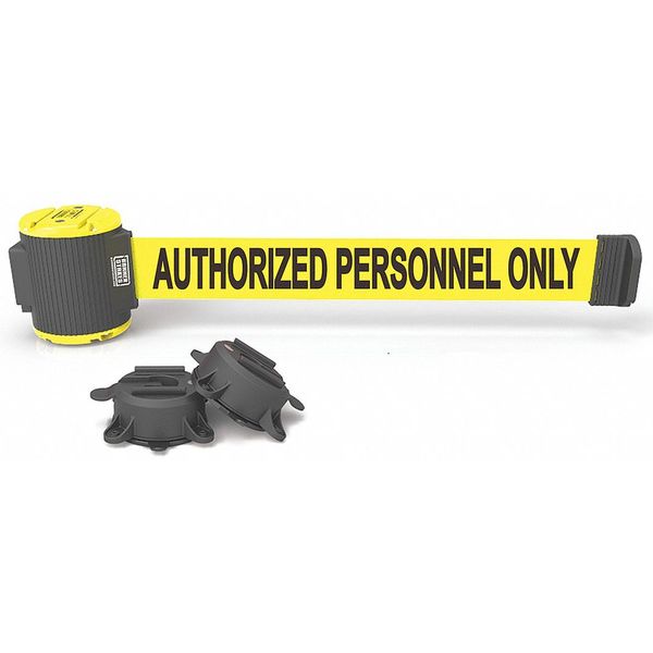 Banner Stakes Mgnetic Belt Barrier, Auth Personnel Only MH5003