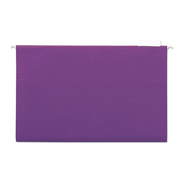 Zoro Select Hanging File Folders, Violet, PK25 UNV14220