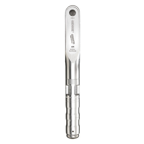 Gedore Torque Wrench, 1/4in, 50-270 lbf.-in. 8554-01