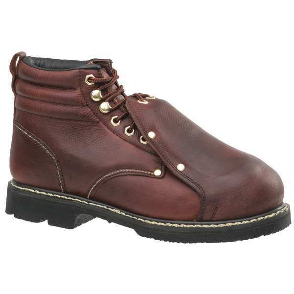 Golden Retriever Outdoor Footwear Size 7-1/2 Men's 6 in Work Boot Steel Work Boots, Brown 8940
