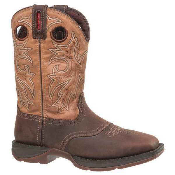 Durango Size 8 Men's 6 in Work Boot Steel 6-Inch Work Boot, Brown/Tan DB019