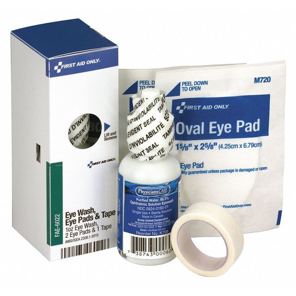 First Aid Only Bulk First Aid Kit Refill, Paperboard, 1 Person FAE-6022