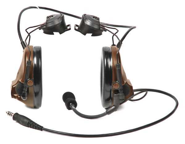 3M Headset, Helmet Attached, Brown MT17H682P3AD-47 CY