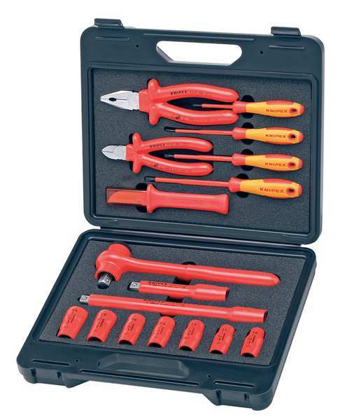 Knipex Insulated Tool Set, 17 pc. 98 99 11