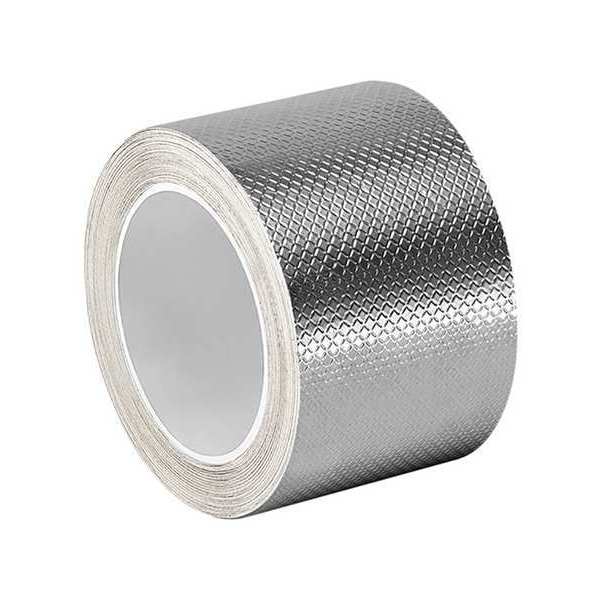 3M Embossed Foil Tape, 2 In. x 6 Yd., Silver 1267