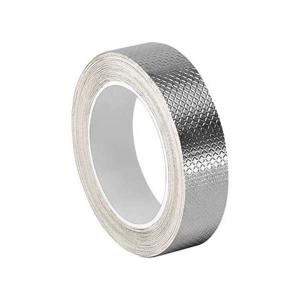 3M Embossed Foil Tape, 3/4In. x 6 Yd., Silver 1267