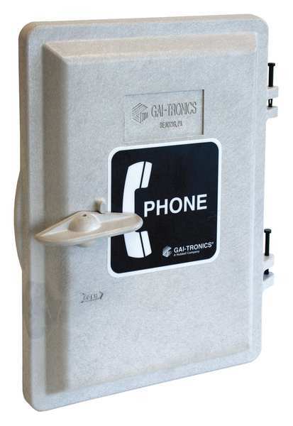 Hubbell Gai-Tronics Plastic Weatherproof Phone Enclosure Door Kit, Hinged 12505-005