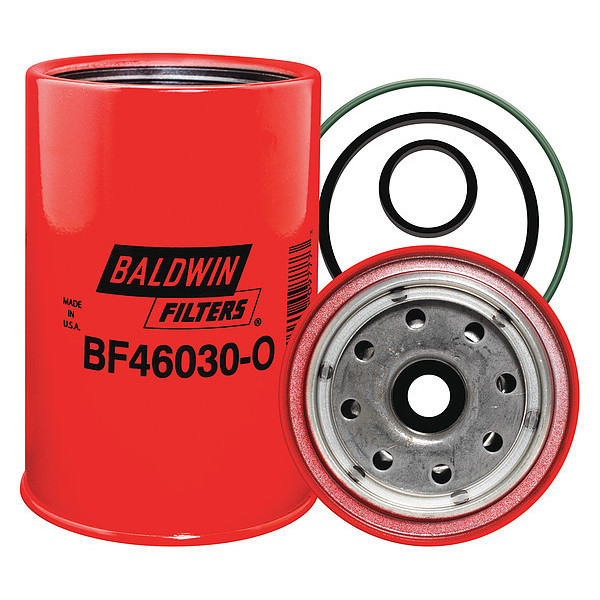 Baldwin Filters Fuel Filter, 5-1/2 in. Lx3-25/32 in. dia. BF46030