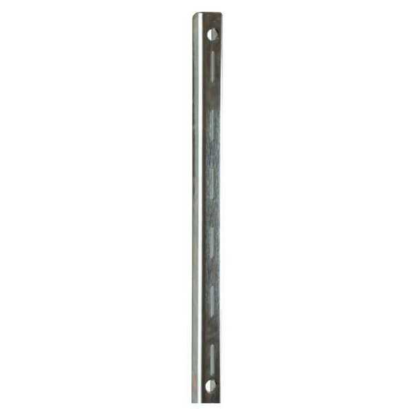 Econoco Single Slotted Standard 72"H, Silver, 10PK SS30/72