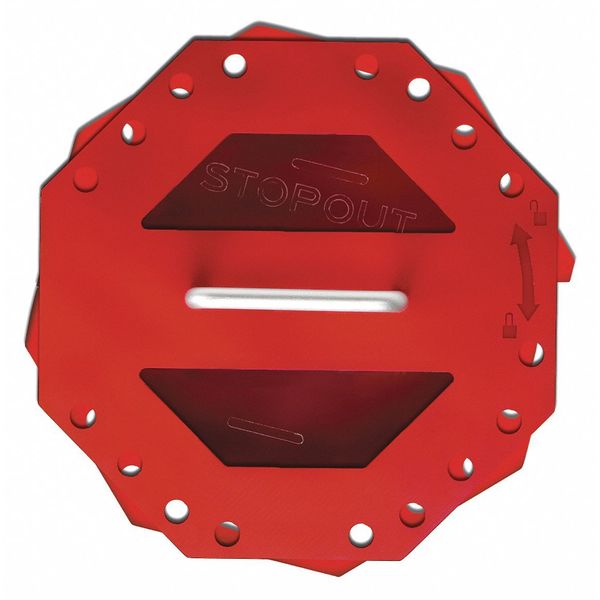 Stopout Group Lockout Box, Red, 7-3/4" H KCC620